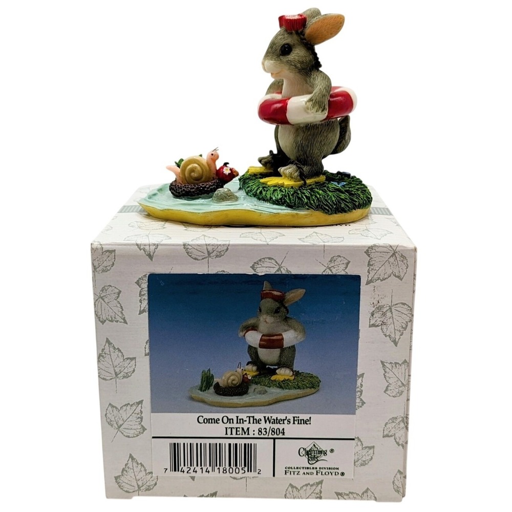 Fitz And Floyd Charming Tails Come On In The Water's Fine Figurine 83/804